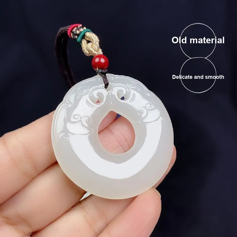 KUNYUYAO Pendants Pale Greenish White Jade Unisex-42