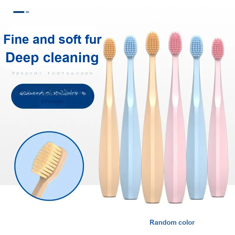 MIKEMEIZHUANG Small Wide Tip Soft Bristles For Adults, Fine And Dense Toothbrushes-3