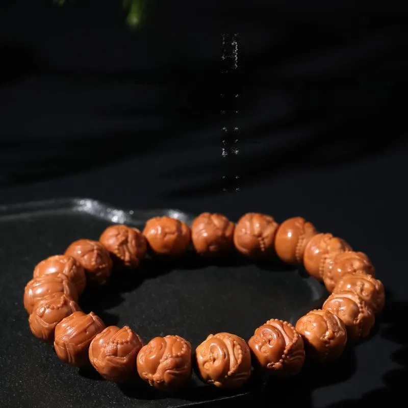 MUSHENGYUAN Monkey Head Walnut Bracelets Unisex-2