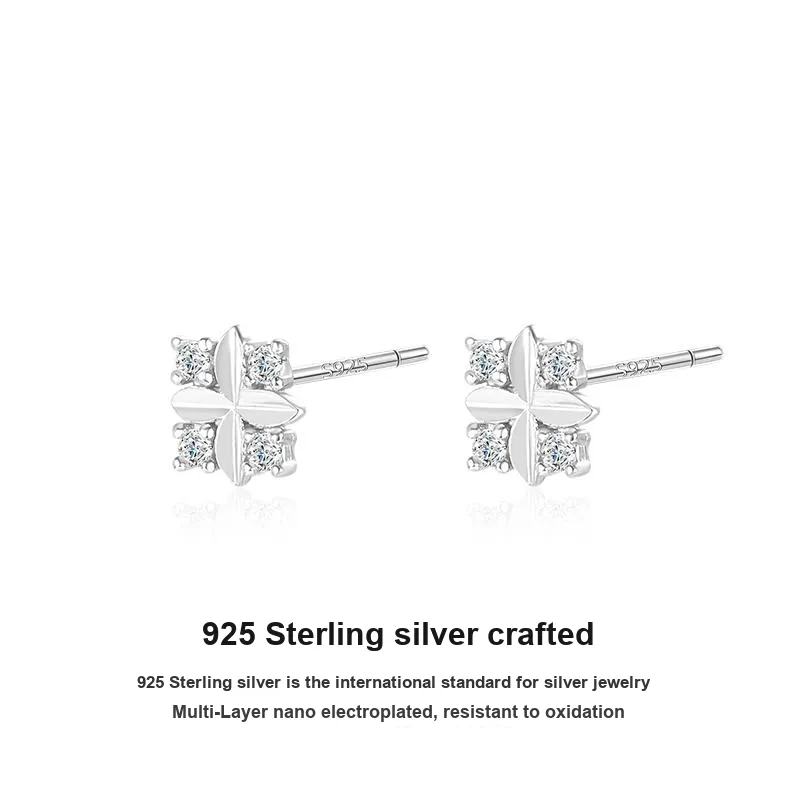PUENTE Sterling Silver Stud Earrings Men's-4