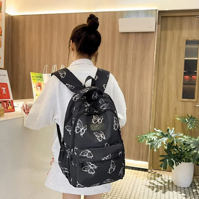 Single Warehouse Nylon Backpack Women's Multicolor-18