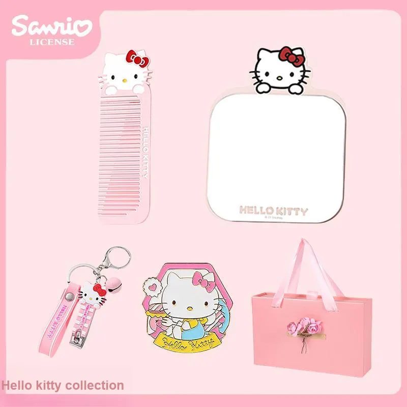 ALL SERIES x Sanrio Metal Table Mirror, Zinc Alloy Comb Box-1