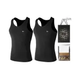100% cotton 2 Pack (Black+Black) with Shopping Bag Included
