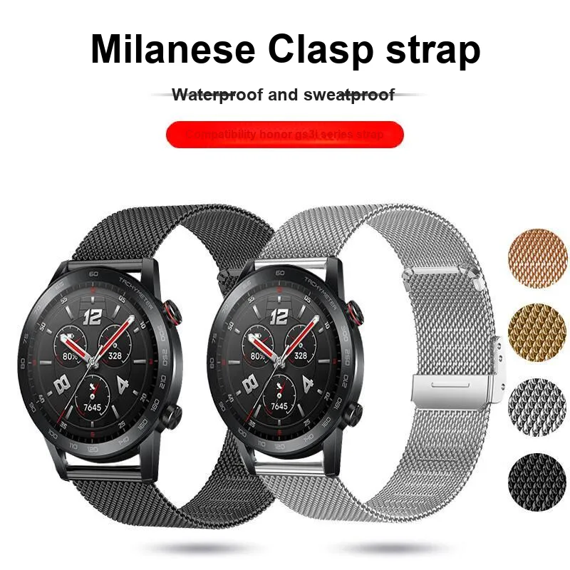 HUIMINGPIN Huawei Xiaomi Samsung VivoOPPO Compatibility Watch Band Stainless Steel Material-1