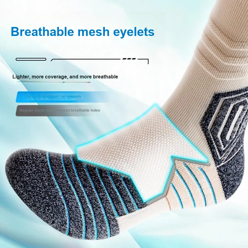 JIAZINI Basketball Socks Men's 3 Pack-2