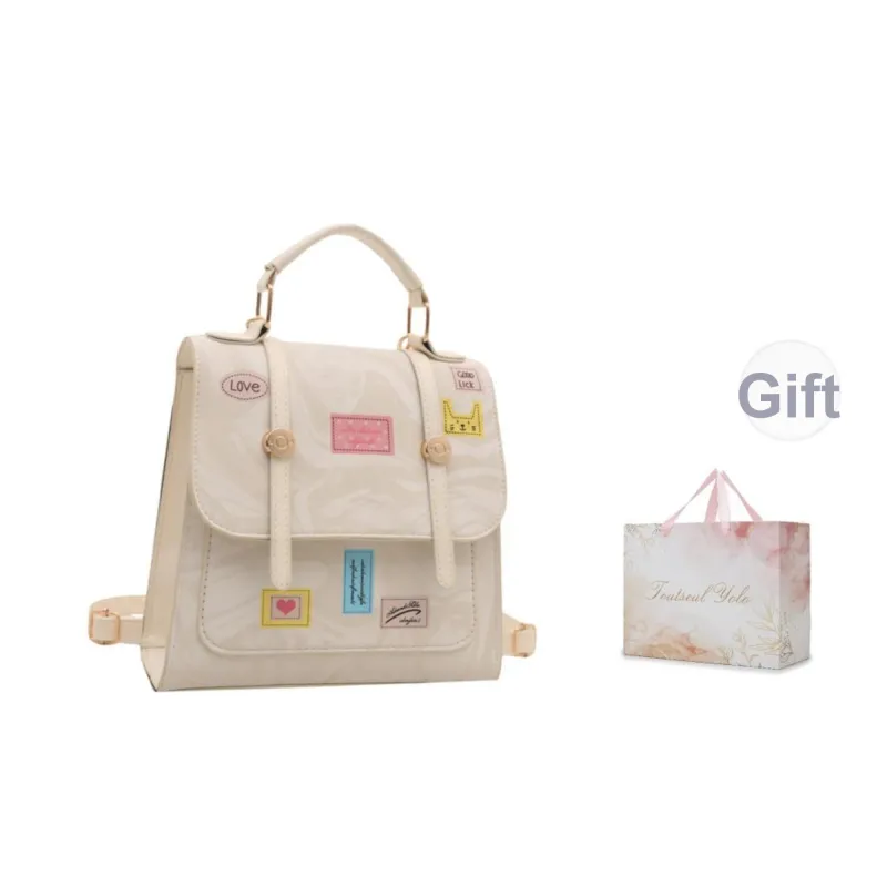 TOUTSEUL YOLO PU Backpack Regular Women's White-1