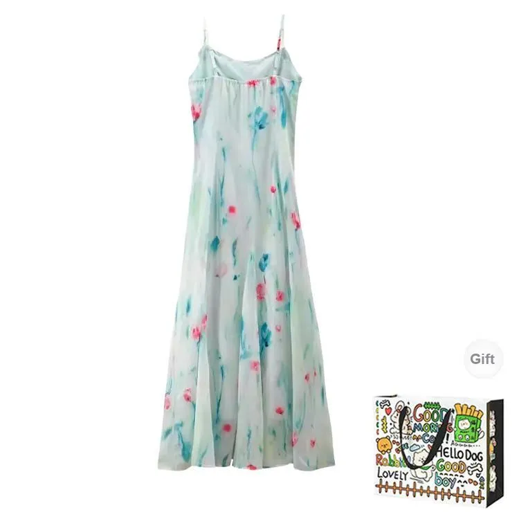 HAPG Slip Dresses Women's Aqua Green Shopping Bag-1