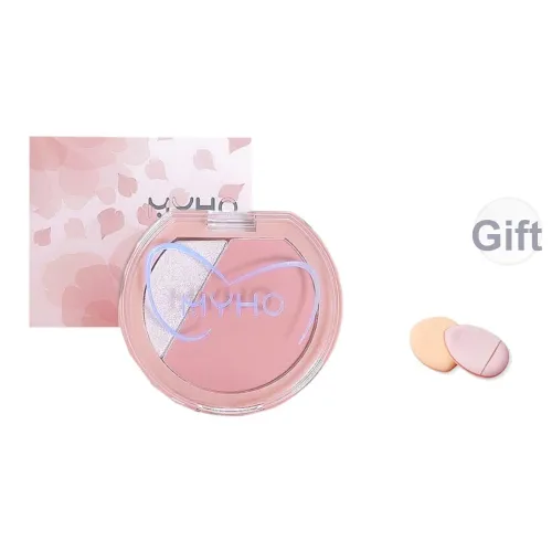 MYHO Румяна Palette Двухтонный Хайлайтер All In One Осветляющий Румяна Макияж Естественный