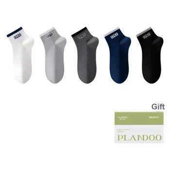 PLANDOO Ankle Socks Unisex Shopping Bag 5 Pack