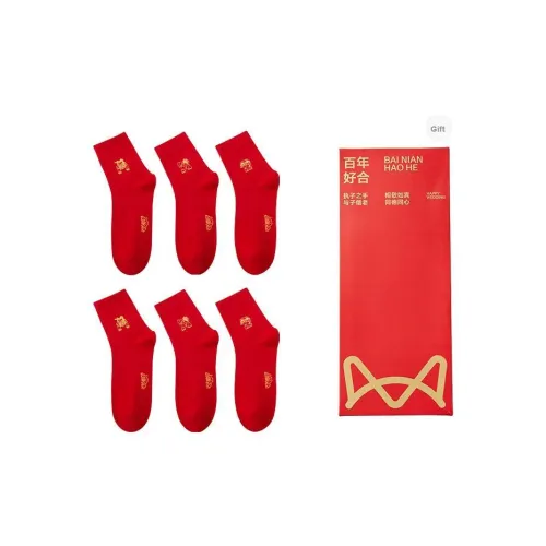 MIIOW Носки Crew Женские упаковка из 6 пар