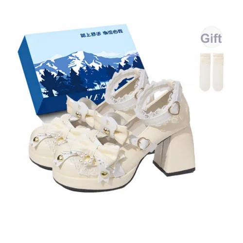 Fawn Miri Грубый каблук Туфли Мэри Джейн Женские