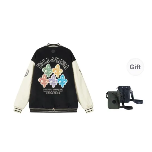 Palladium Baseball Jacket Unisex Lead Black