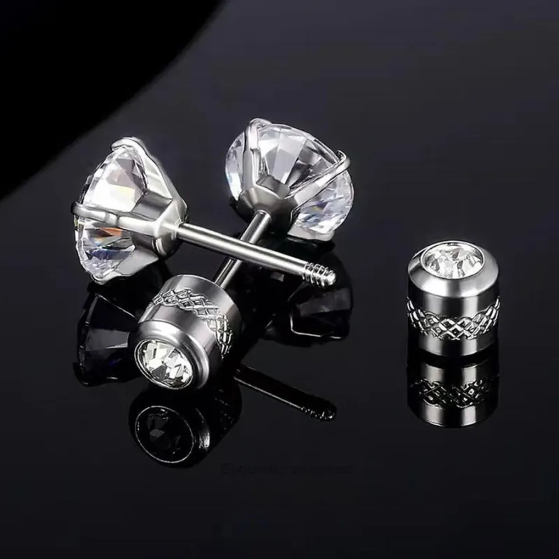 Tkb A Pair Of Earrings For Both Ears No Need To Remove Stud Earrings Unisex-8