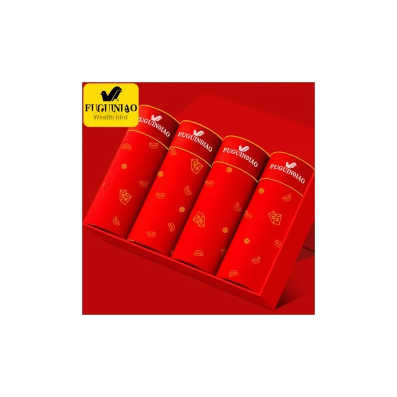 Rich Birds Underpants Men's 4 Pack Red-5
