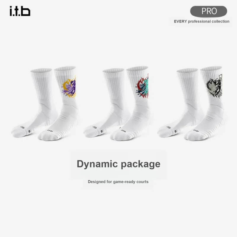 I.t.b Basketball Socks Men's 4 Pack-1