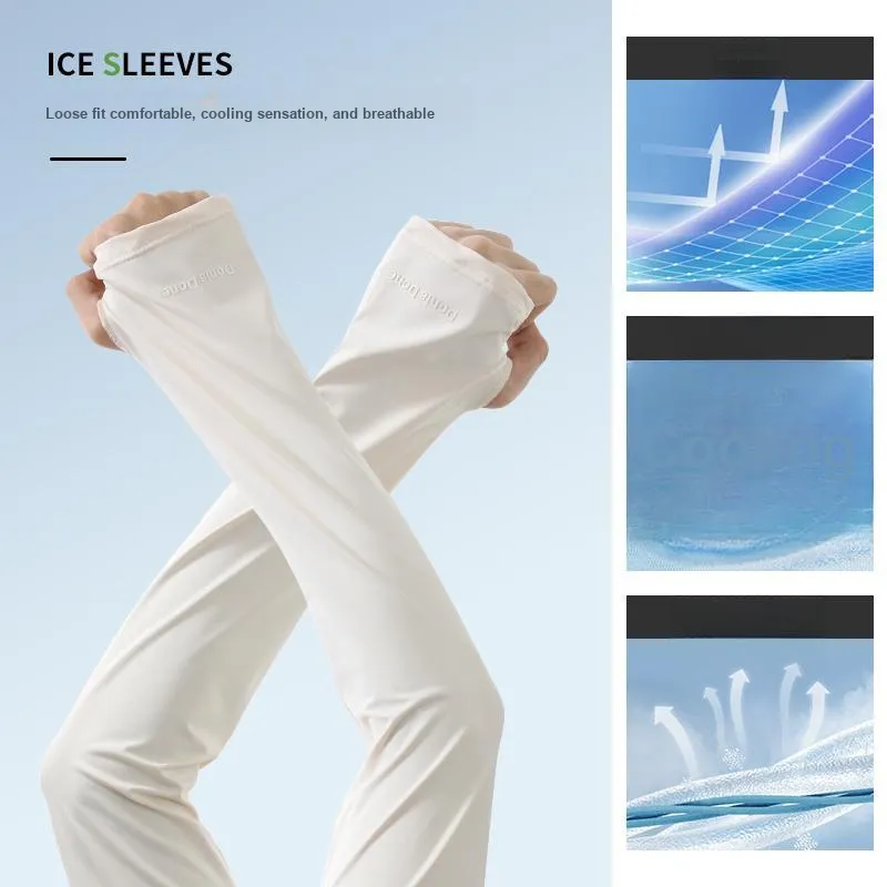 NANJIREN Polyamide Sun Protection Sleeves Unisex-9