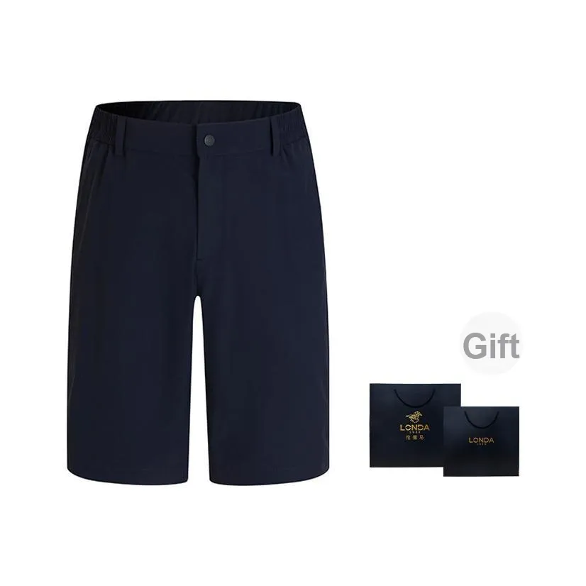 LONDA 1958 Повседневные шорты Мужские Темно-синий 32 В комплекте сумка для покупок