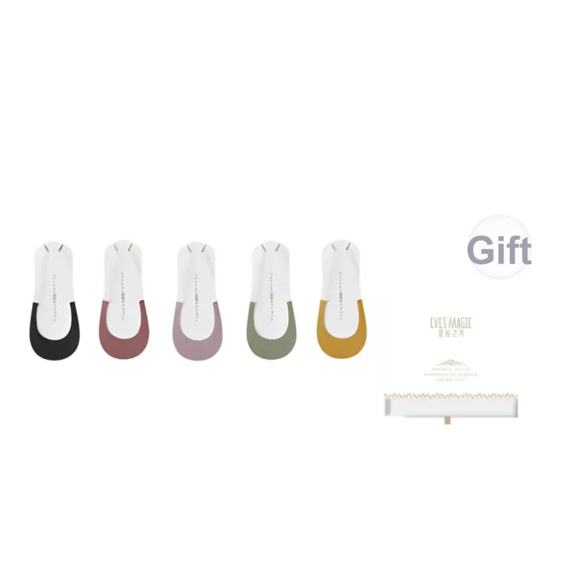 XIA.WA.ZHI.XIU No Show Socks Women's Box 5 Pack-36