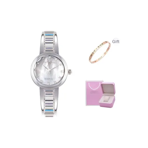 Melissa Кварцевый механизм Часы Женские Жемчужная раковина Циферблат