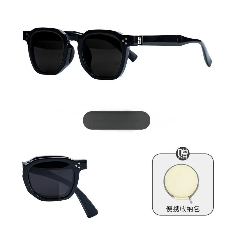 YANLE TR/Memory Plastic Oval Sunglasses Unisex-3