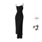 (Black+Bowknot Hair Tie) Comes with
