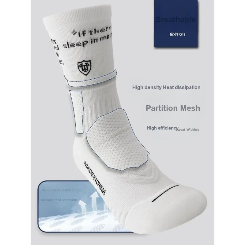 SALOATO Basketball Socks Unisex 3 Pack-14