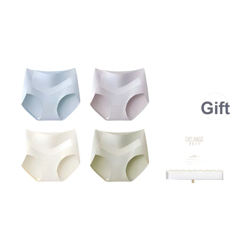 XIA.WA.ZHI.XIU Underpants Women's Shopping Bag 4 Pack-12