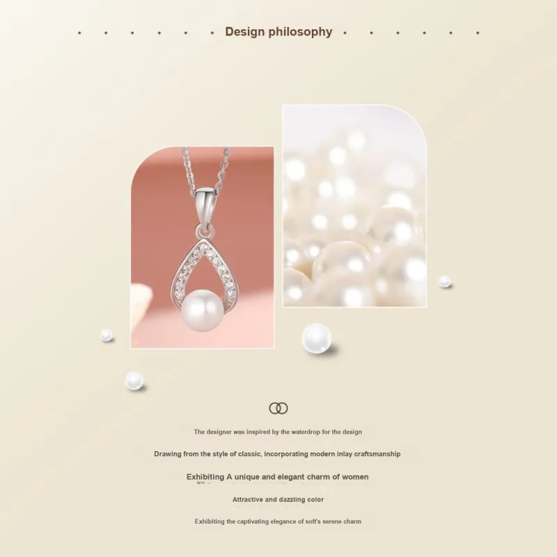 LAOMIAO Pearl Pendants Women's-3