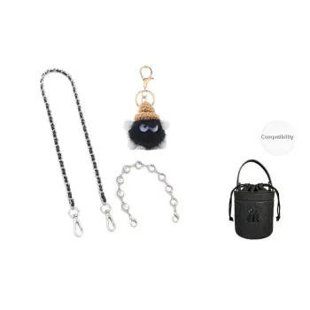 Gloya Leather Alloy One Shoulder Crossbody With Chain Accessories Decorative Chain Combo Set Women's Pink