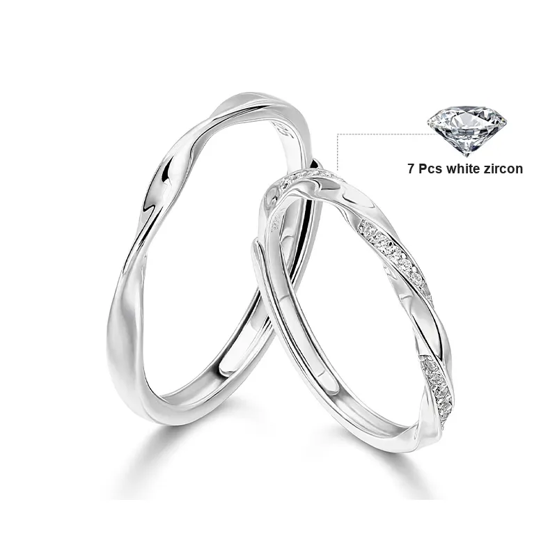 ZSY 999 Fine Silver Rings Unisex-0