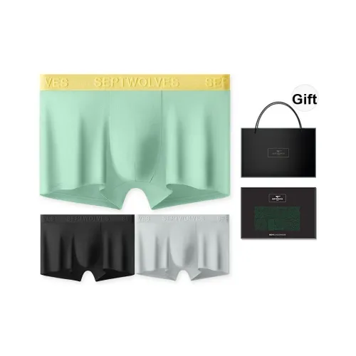 SEPTWOLVES Мужское нижнее белье 3 штуки + сумка для покупок