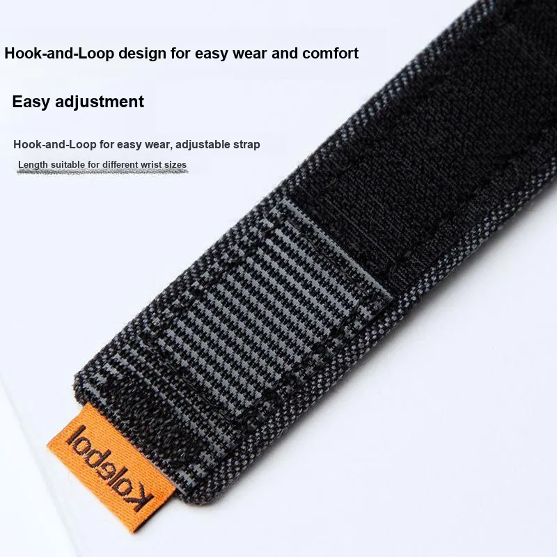 MSSM Watch Band Xiaomi Red Beige Compatibility 130 200mm Denim Material-4
