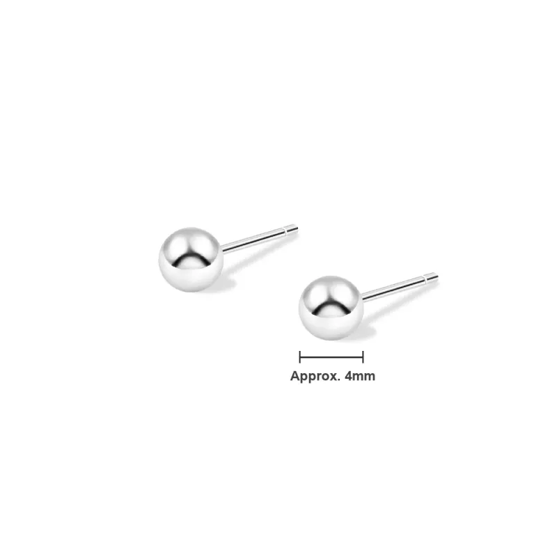 BLANK IN BLANK Sterling Silver Stud Earrings Women's Anniversary Birthday-6
