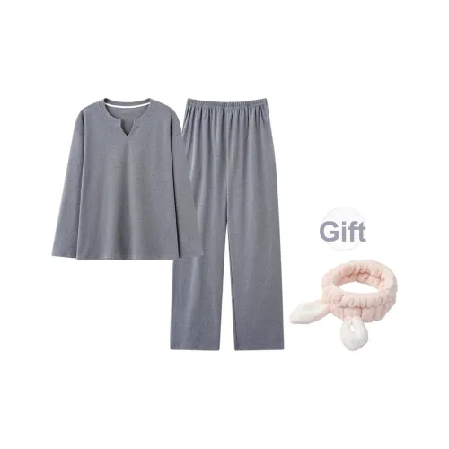 Maultiay Пижамный комплект Осенний и Зимний Женский