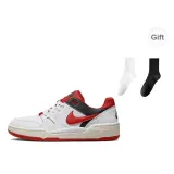 White Red (Comes with 2 Pack of Socks)