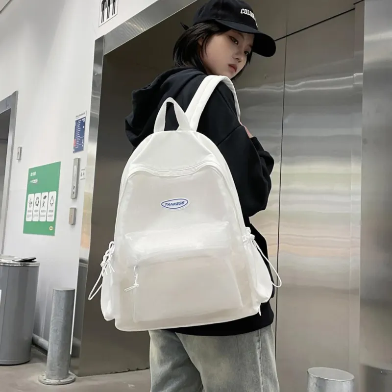 Kewuku Nylon Backpack Unisex Multicolor-2