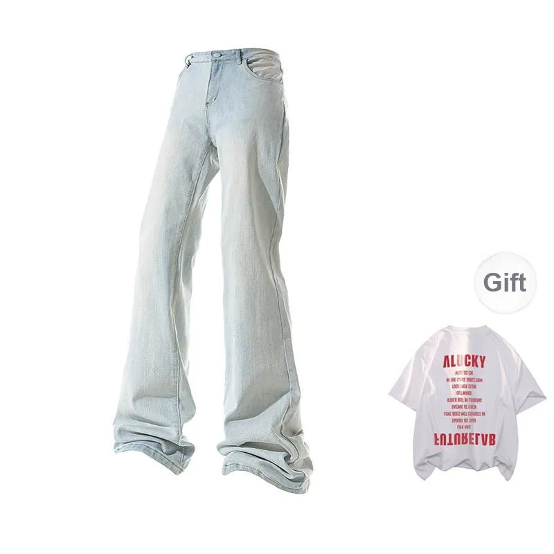 BRUMAIRE Jeans Unisex Yellow Mud Jeans Comes With White Short Sleeved Top-8