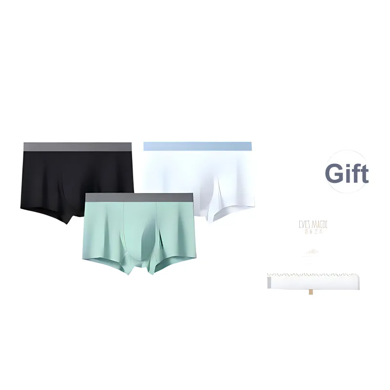 XIA.WA.ZHI.XIU Underpants Men's Shopping Bag 3 Pack-45