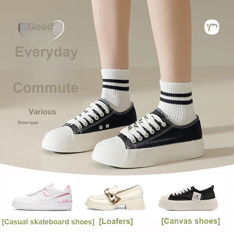 Temooues Mid Calf Socks Women's Combo Set-3