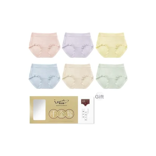 Yingzina Женское нижнее белье набор из 6 штук в подарочной коробке