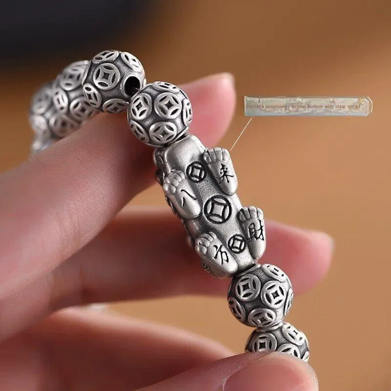 CHUVORA 999 Fine Silver Pure Silver Bracelets Unisex-2