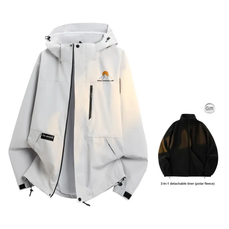 PAUL COSTELLOE Windproof Warm And Breathable Windbreaker Jacket Unisex-17