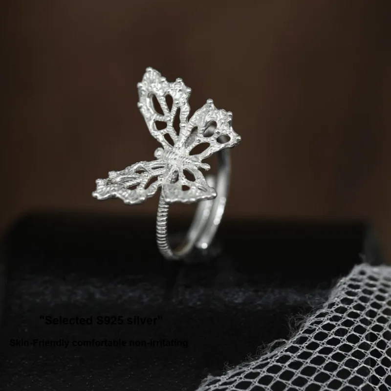 Lang Wind S925 Silver Rings Women's-9