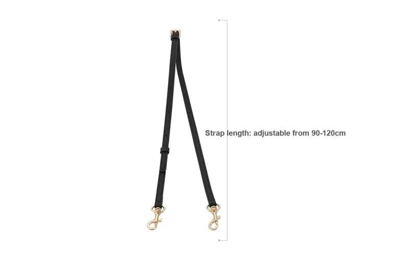 Kim Yeon-sha Microfiber Polyurethane Crossbody Bag With Adjustable Shoulder Strap Unisex Black Milk Tea-23