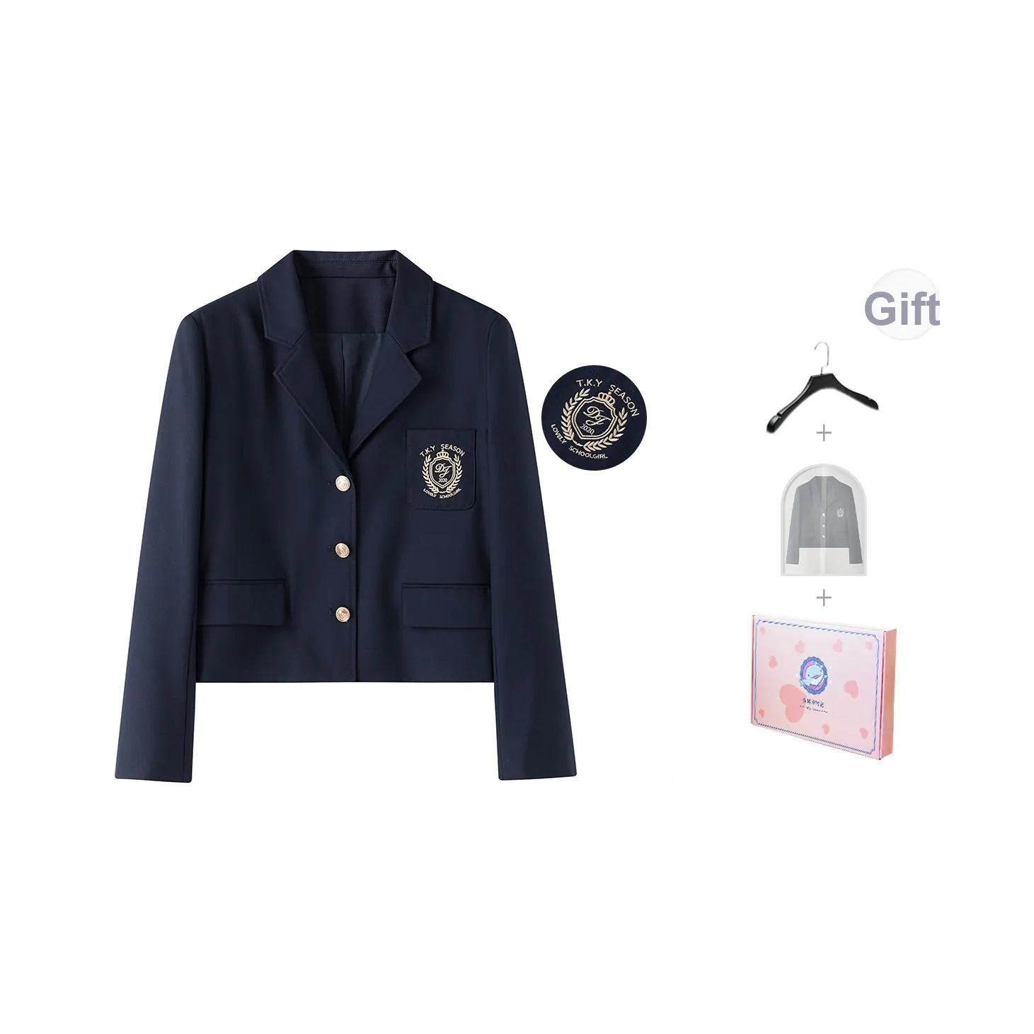 Tokyo Season Business Suits Women's Navy Blue Suit