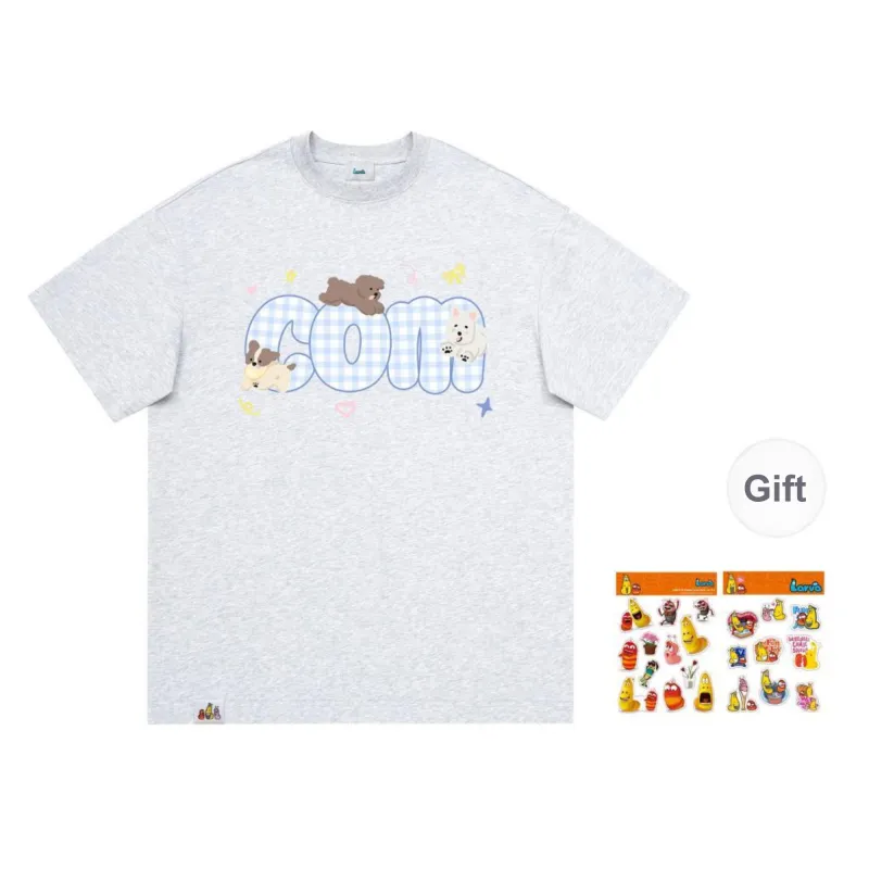 COMIC LARVA T Shirts Unisex-0