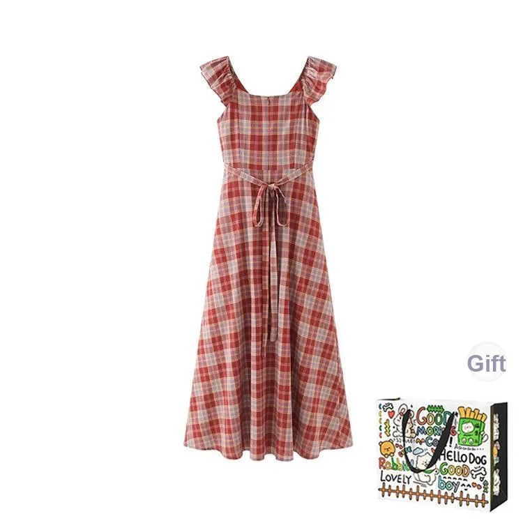 OURUOKE Short Sleeved Dress Women's-1