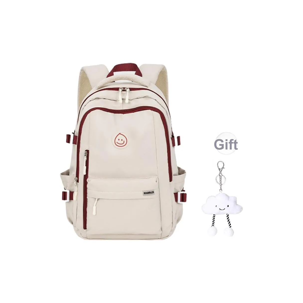 Warrior Nylon Backpack Unisex Multicolor