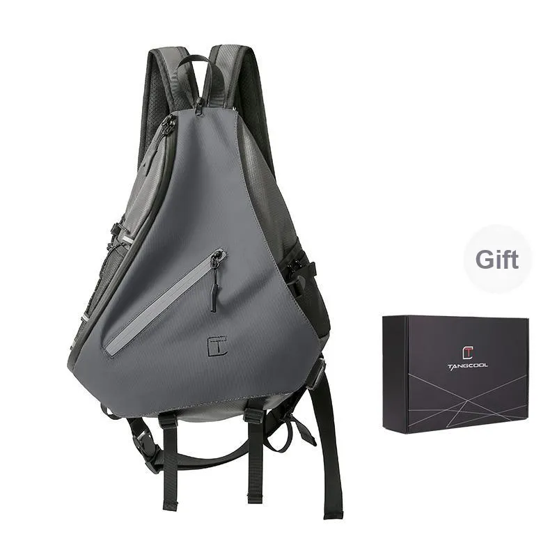 TANGCOOL Oxford Crossbody Bag, Shoulder Bag, Backpack Regular Unisex Black/Gray/Pink-21