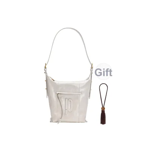 PECO Сумка через плечо из коровьей кожи унисекс черный розовый джинсовый белый